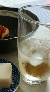 梅酒で一杯