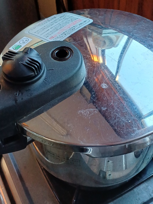 圧力鍋で棒鱈を水煮